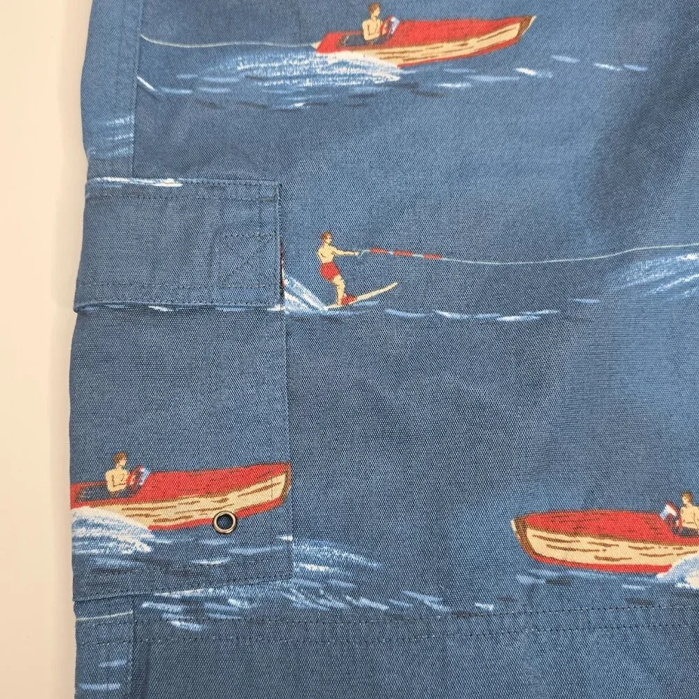 Ralph Lauren Mens Large Polo Sport Swim Trunks Board Shorts Boat Water Skiing